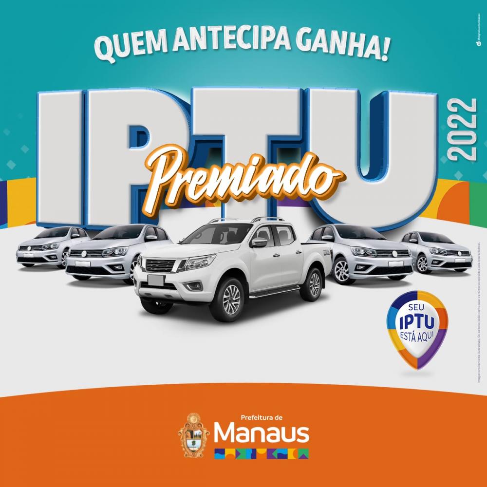 Banner Prefeitura de Manaus IPTU Premiado