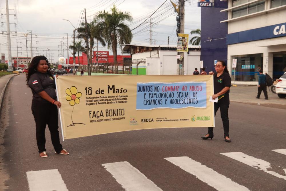 Sejusc realiza ação alusiva ao mês de combate ao abuso e exploração sexual de crianças e adolescentes