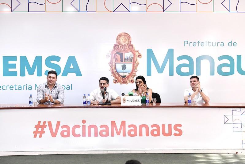 Prefeito David Almeida anuncia Manaus em 1º lugar no ranking do Previne Brasil pela 3ª vez consecutiva