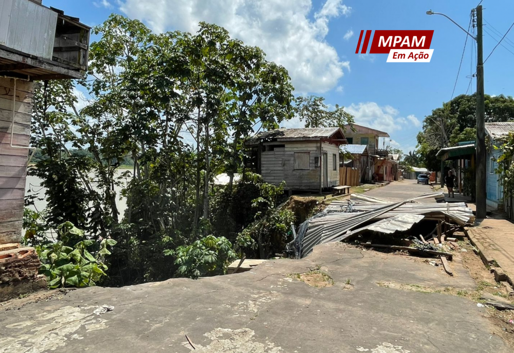 MPAM obtém decisão liminar que obriga Prefeitura a conter avanço de erosão, em Tapauá
