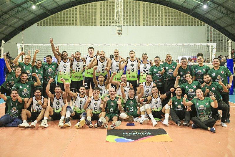 Prefeito David Almeida parabeniza o Manaus Vôlei por título de acesso a Superliga B de Vôlei masculino