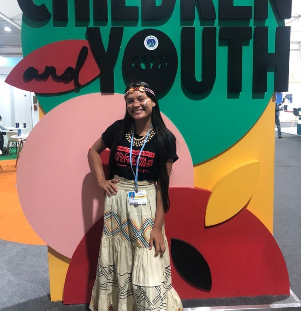 Estudante indígena da rede estadual é selecionada para participar da COP 27, no Egito