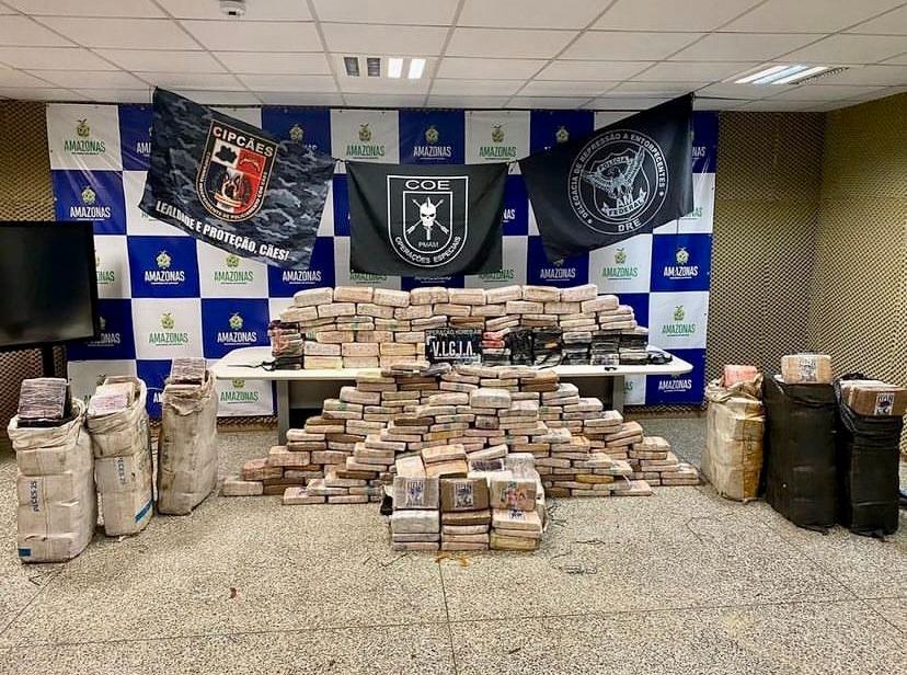 Em dez meses, ações da COE da PMAM resultaram na apreensão de mais de 10 toneladas de drogas