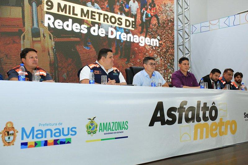 Prefeito David Almeida lança o portal ‘Asfaltômetro’ para atualizar dados sobre o programa ‘Asfalta Manaus’