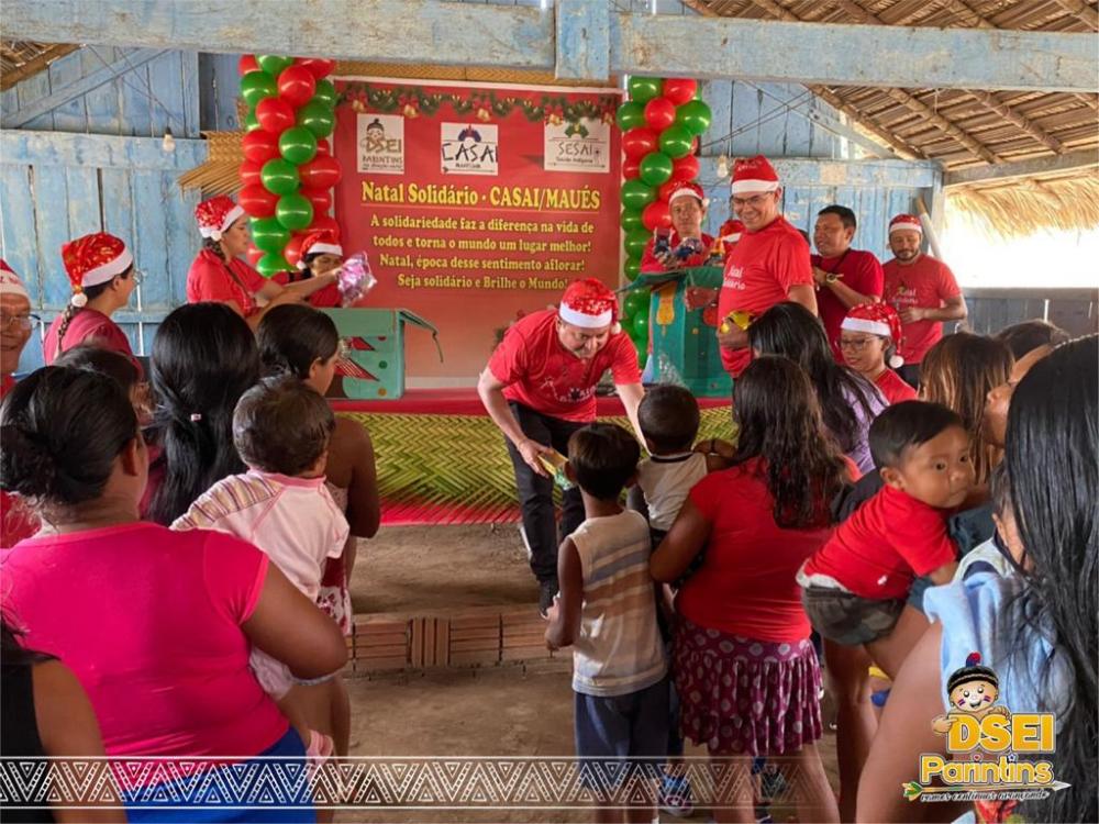 Melhor DSEI do Brasil entrega brinquedos à crianças indígenas do Baixo Amazonas