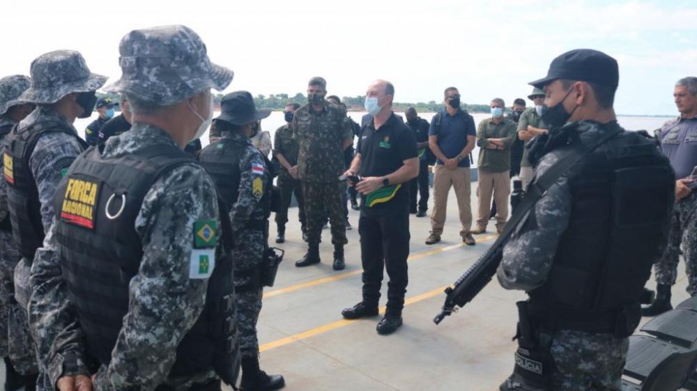 Atuação de agentes da Força Nacional na Base Fluvial Arpão irá continuar em 2023