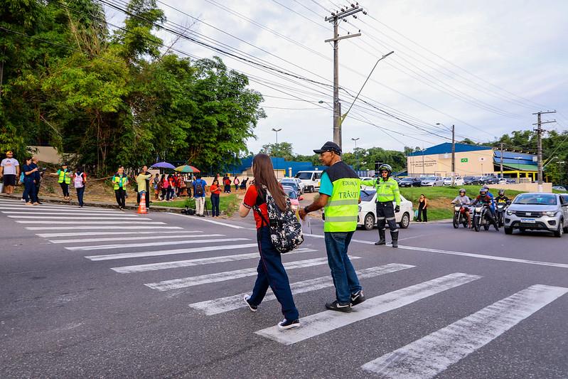 Prefeitura de Manaus lança ‘Volta às Aulas’ para conscientização no trânsito