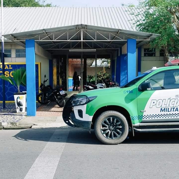 Policiais militares do 11° BPM dão início ao policiamento ostensivo Ronda Escolar em Parintins