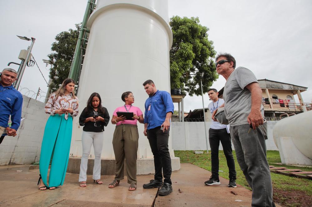 UGPE e Águas de Manaus realizam inspeção nos sistemas de água e esgoto do Residencial Rodrigo Otávio, do Prosamin+