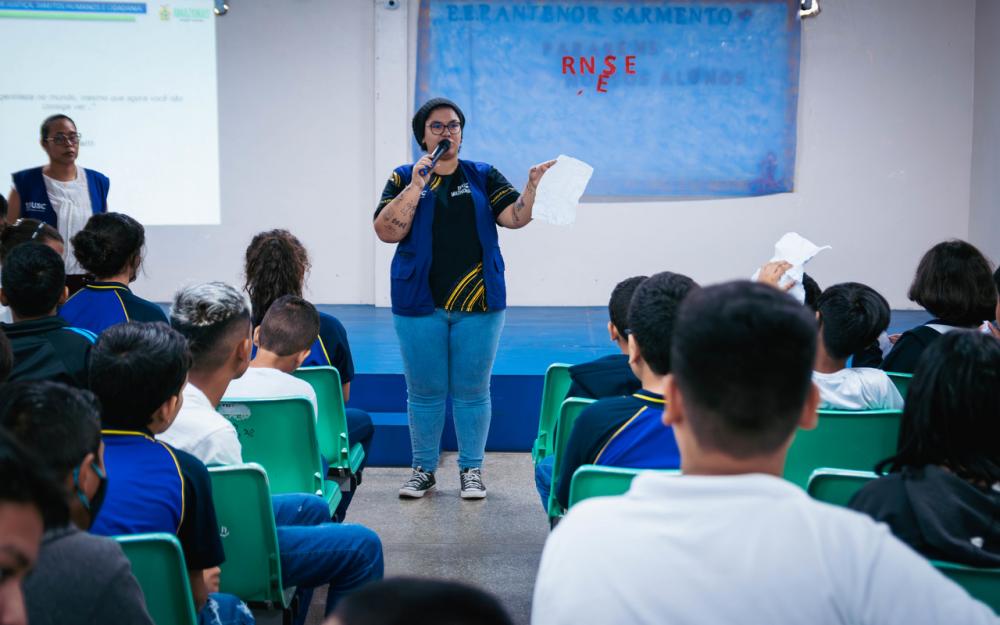 ‘Faça Bonito’: Sejusc trabalha a proteção à crianças e aos adolescentes em todo o Amazonas