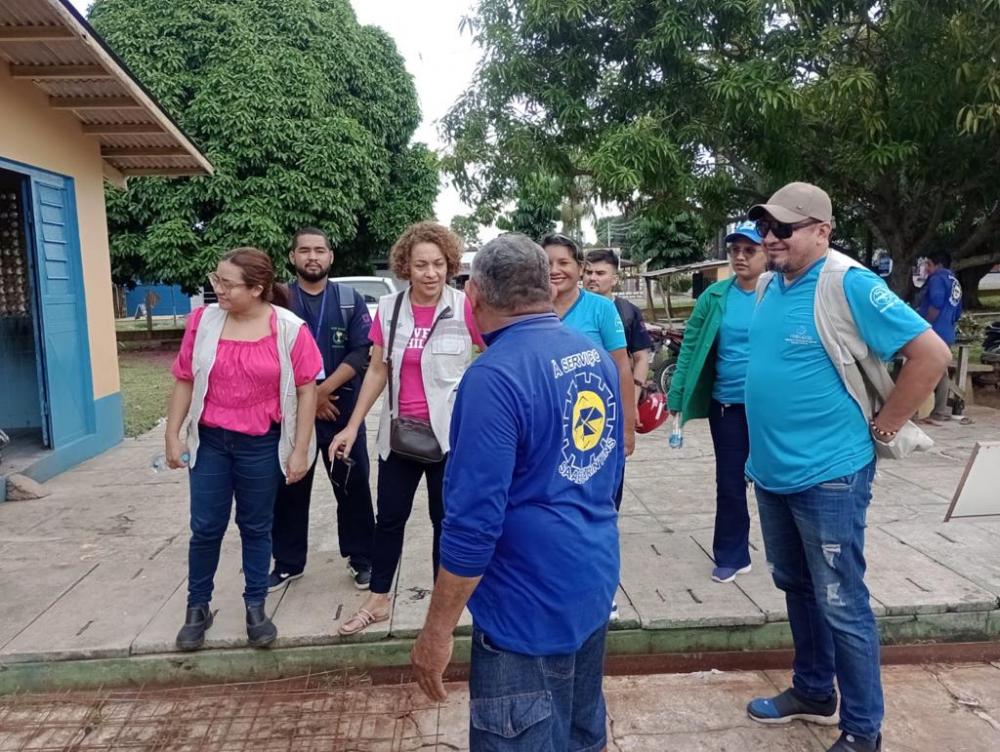 Em Parintins, técnicos da Saúde supervisionam programa Vigiágua para o Festival Folclórico