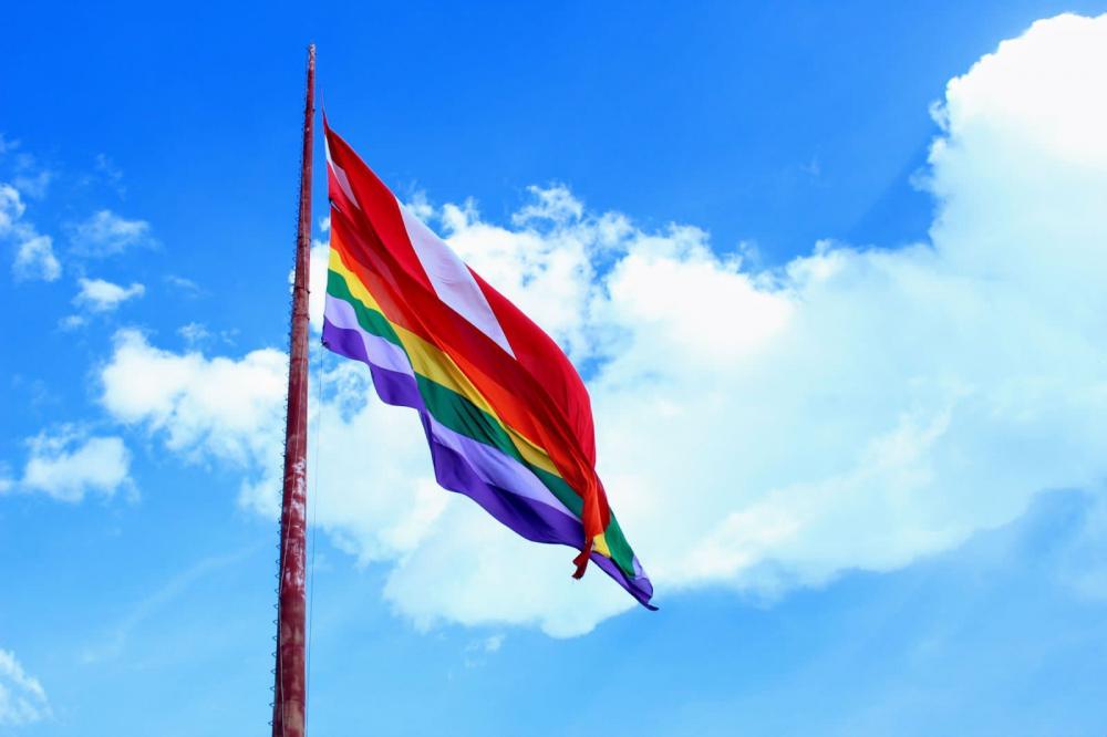 Em parceria com o Governo do Amazonas, Caprichoso e Garantido hasteiam bandeira LGBTQIAPN+
