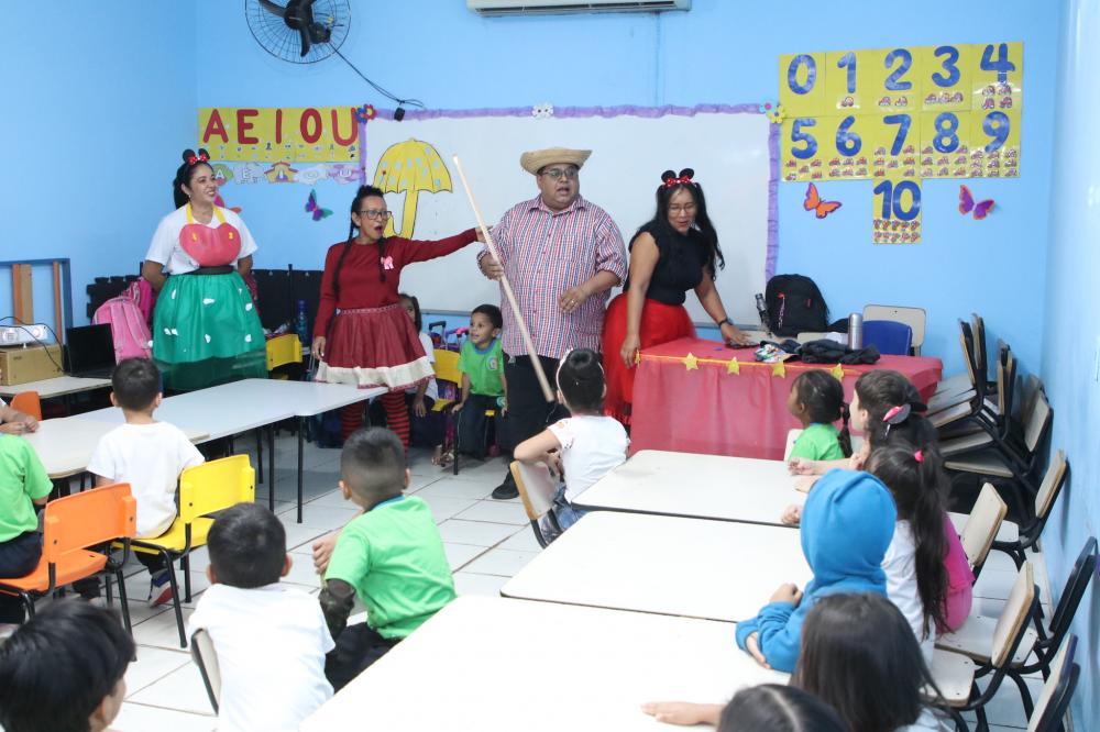 Quinto episódio do projeto Contação de Histórias é lançado pela prefeitura em escola da zona Leste