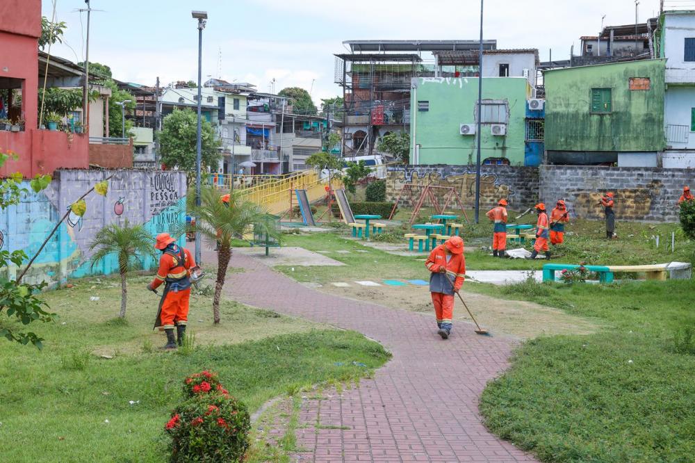 Parceria entre Governo e Prefeitura garante manutenção de parques construídos pelo Prosamin