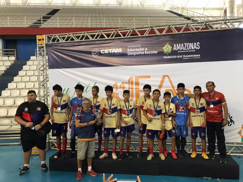 Futsal de Parintins fica com a prata no 44° Jogos Escolares do Amazonas em Manaus