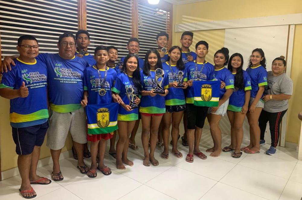 Judocas indígenas de São Gabriel da Cachoeira fazem história no JEAS 2023