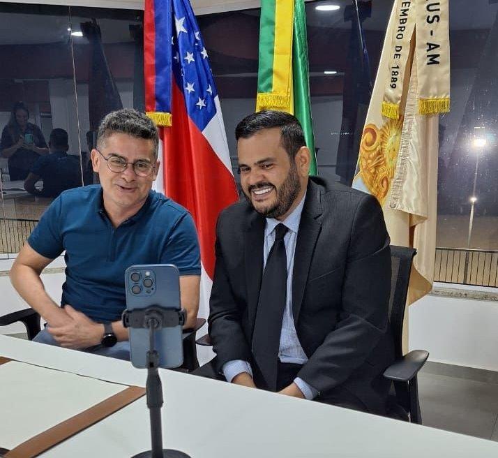Prefeito David Almeida participa da live #SouManaus 2023 e anuncia 70° artista local