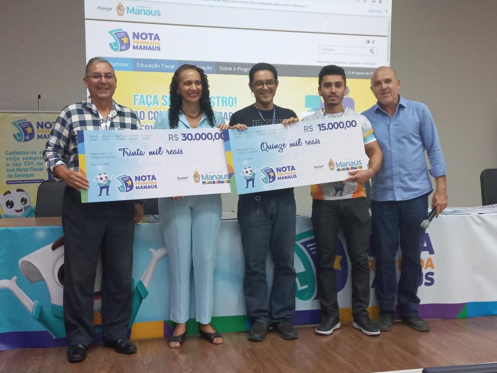 Sexto sorteio do ano da campanha Nota Premiada Manaus tem mais 27 ganhadores