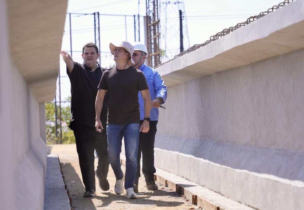 Prefeitura de Manaus chega a 45% de execução do projeto do complexo viário das Torres