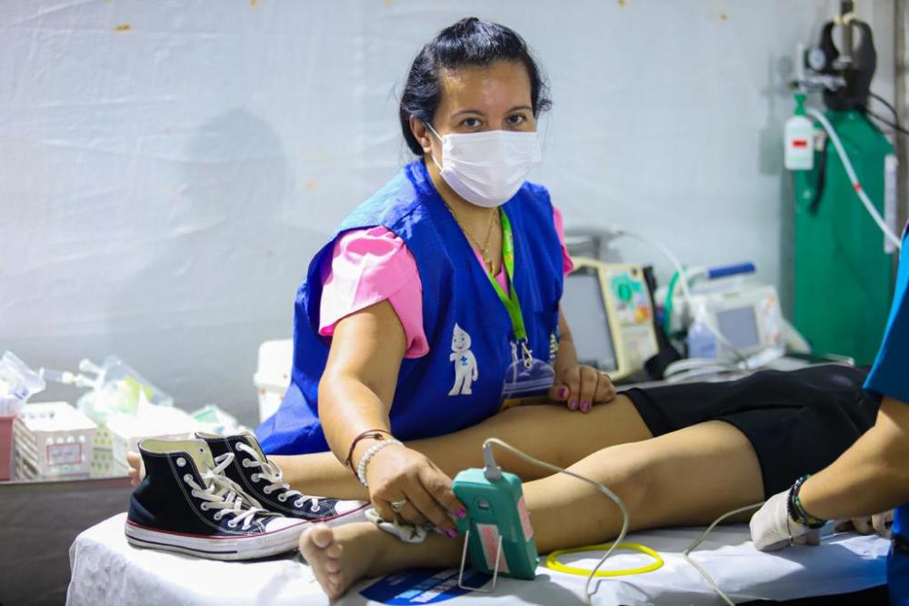 Unidade de assistência à saúde da prefeitura realizou 118 atendimentos durante o #SouManaus Passo a Paço 2023