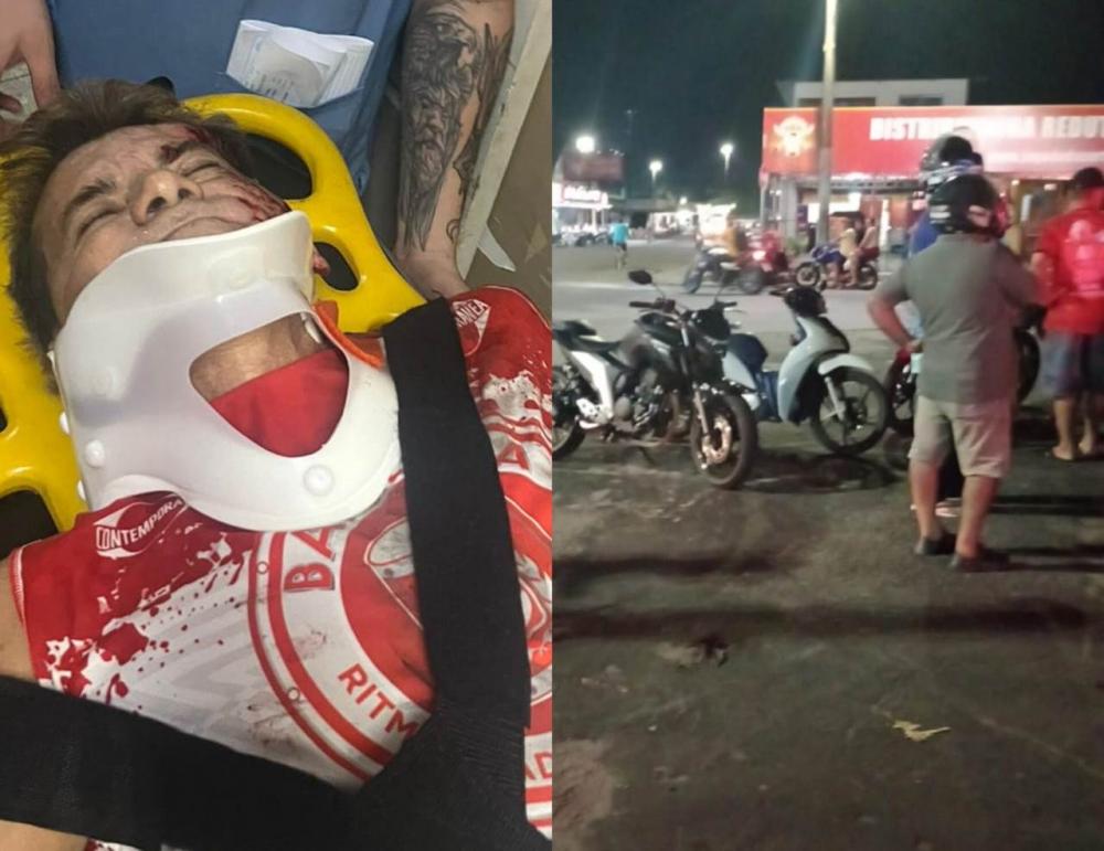 Homem é atropelado durante caminhada nas proximidades da Praça dos Bois, em Parintins 