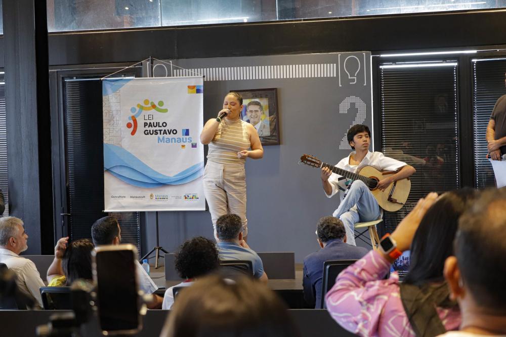 Artistas estão aptos para inscrever projetos culturais após lançamento dos editais da Lei Paulo Gustavo pela Prefeitura de Manaus