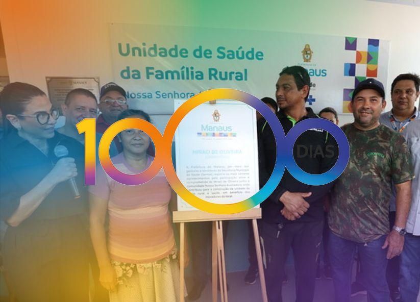 Prefeitura entrega unidade de saúde que vai beneficiar 2,5 mil moradores da zona rural de Manaus