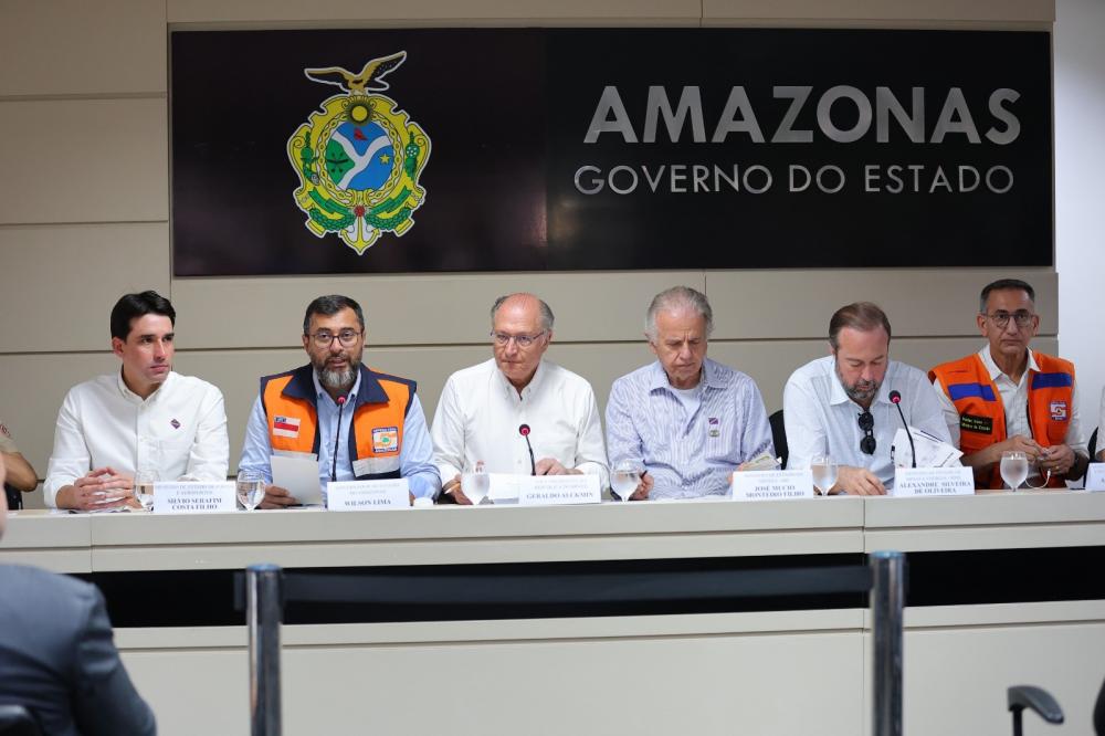 Operação Estiagem 2023: Wilson Lima pede a Alckmin e ministros destravamento da BR-319 para tirar o estado do isolamento