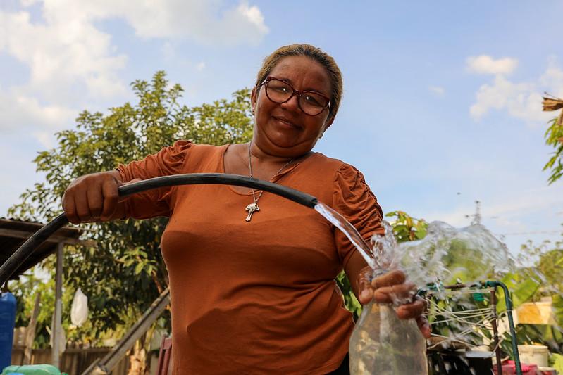 Prefeitura e Águas de Manaus inauguram sistema de abastecimento de água na comunidade Itaporanga