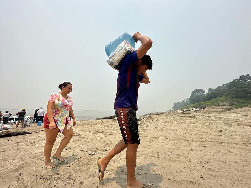 Operação ‘Estiagem’ leva ajuda humanitária para 500 famílias em comunidades do Baixo Amazonas