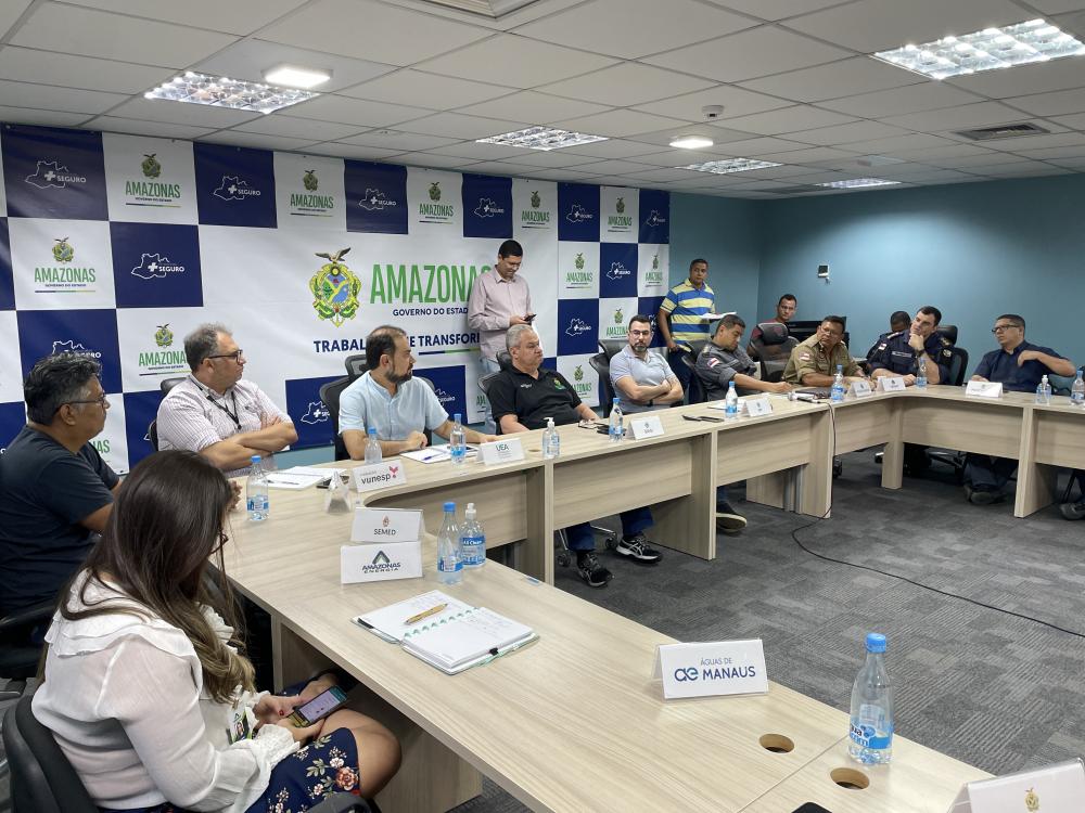 SSP-AM realiza reunião para definir atuação das Forças de Segurança durante aplicação das provas da UEA