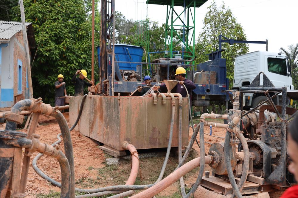 Operação ‘Estiagem’ chega à comunidade São Sebastião 2 no Tarumã-Mirim e beneficia 160 famílias com poço artesiano