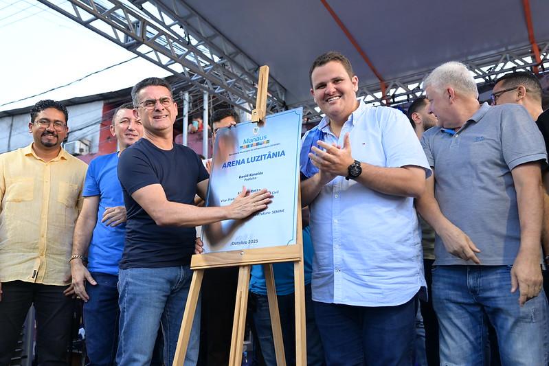 Prefeito de Manaus inaugura o novo complexo esportivo do Lusitânia com revitalização completa