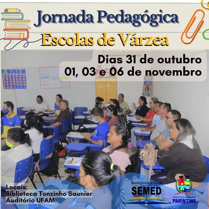 Semed Parintins realiza Jornada Pedagógica voltada para professores que atuam nas escolas da área de Várzea
