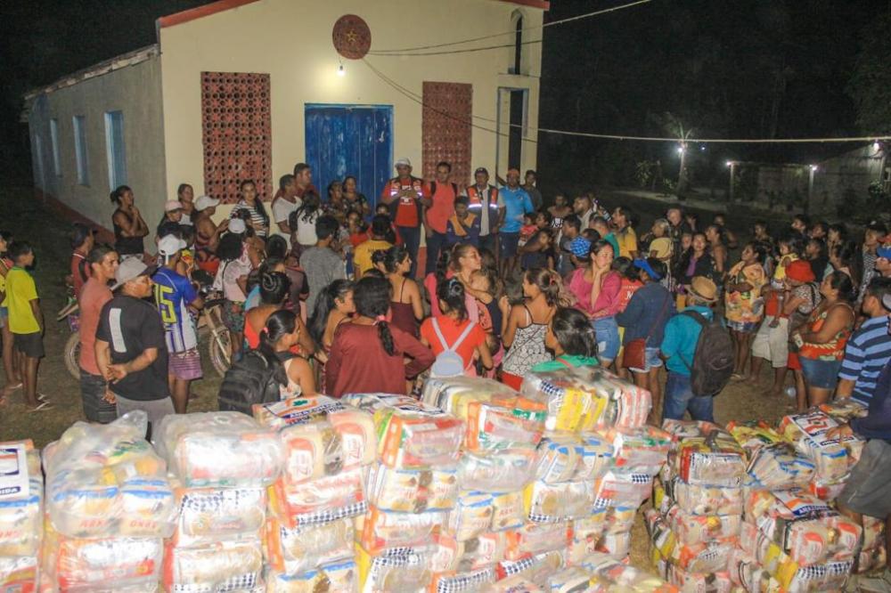 Ajuda humanitária chega às comunidades afetadas pela estiagem na gleba de Vila Amazônia