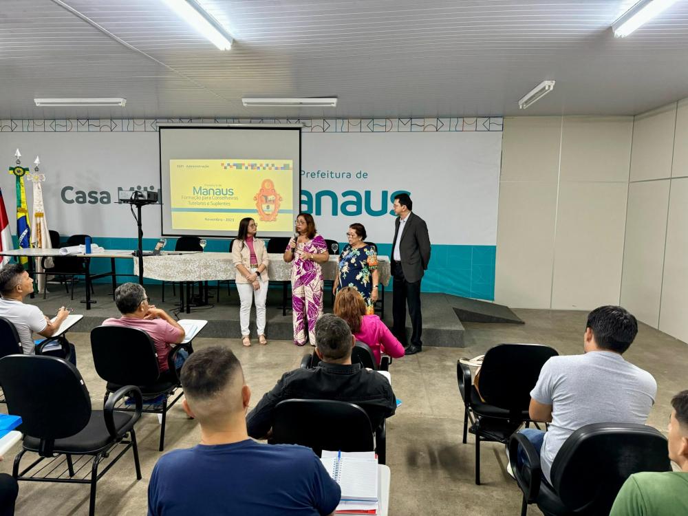 Prefeitura de Manaus realiza capacitação dos conselheiros tutelares eleitos em 2023