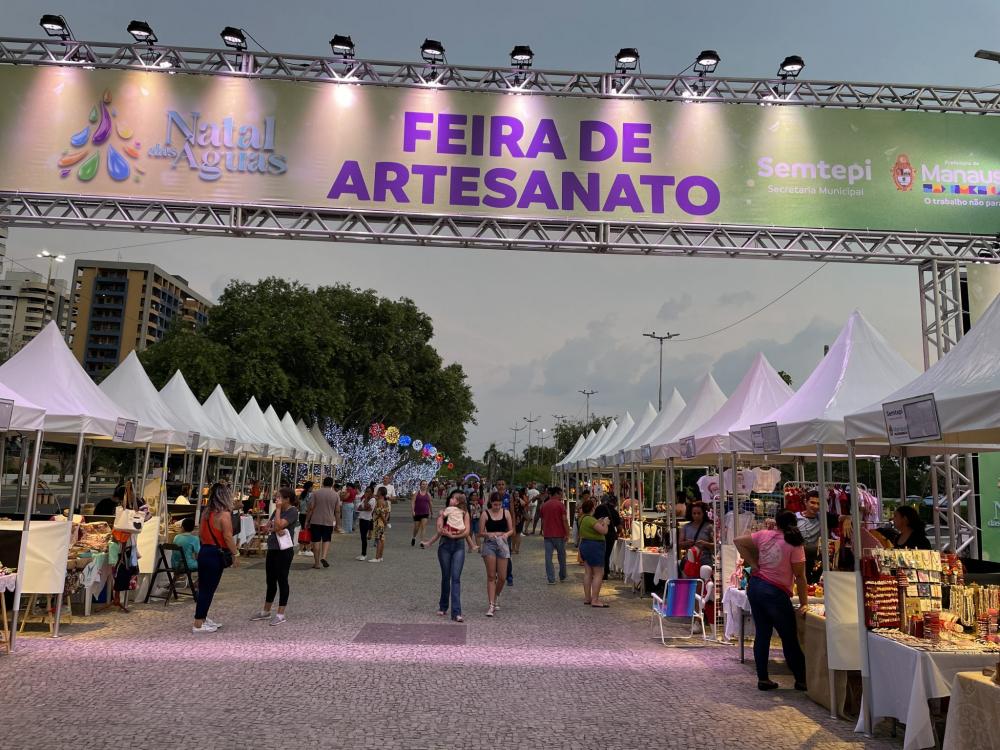 Prefeitura de Manaus promove feira de artesanato na Ponta Negra até o fim deste ano