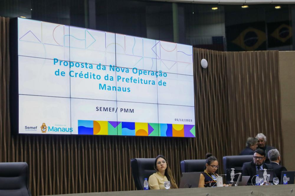 Prefeitura apresenta projeto para adquirir empréstimo visando novos investimentos para Manaus