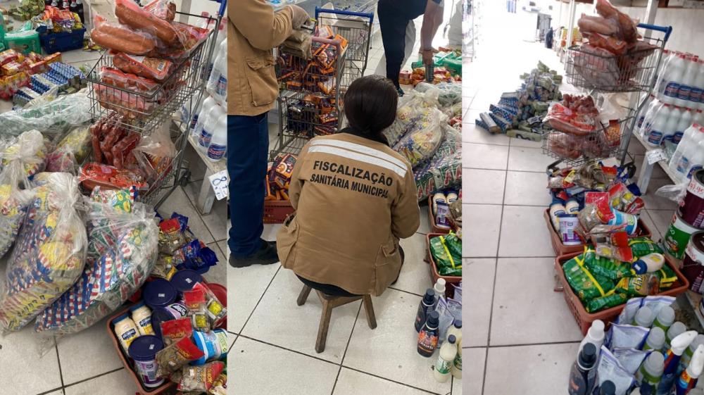 Em Parintins, Operação Papai Noel já retirou mais de 1 tonelada de produtos do comércio que estão fora das conformidades legais
