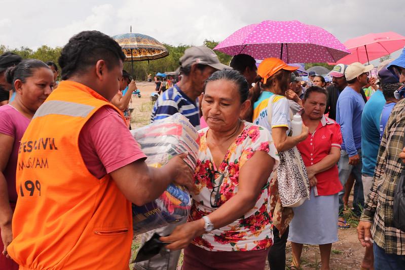 Prefeitura de Manaus leva ajuda humanitária para mais famílias da zona Rural afetadas pela estiagem