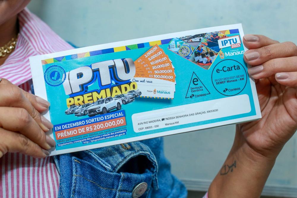 Prefeitura de Manaus segue com campanha que oferece descontos de até 100% para regularização de débitos com IPTU