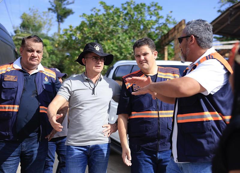 Prefeitura de Manaus conclui contenção de erosão e inicia pavimentação de ruas da comunidade Parque das Tribos