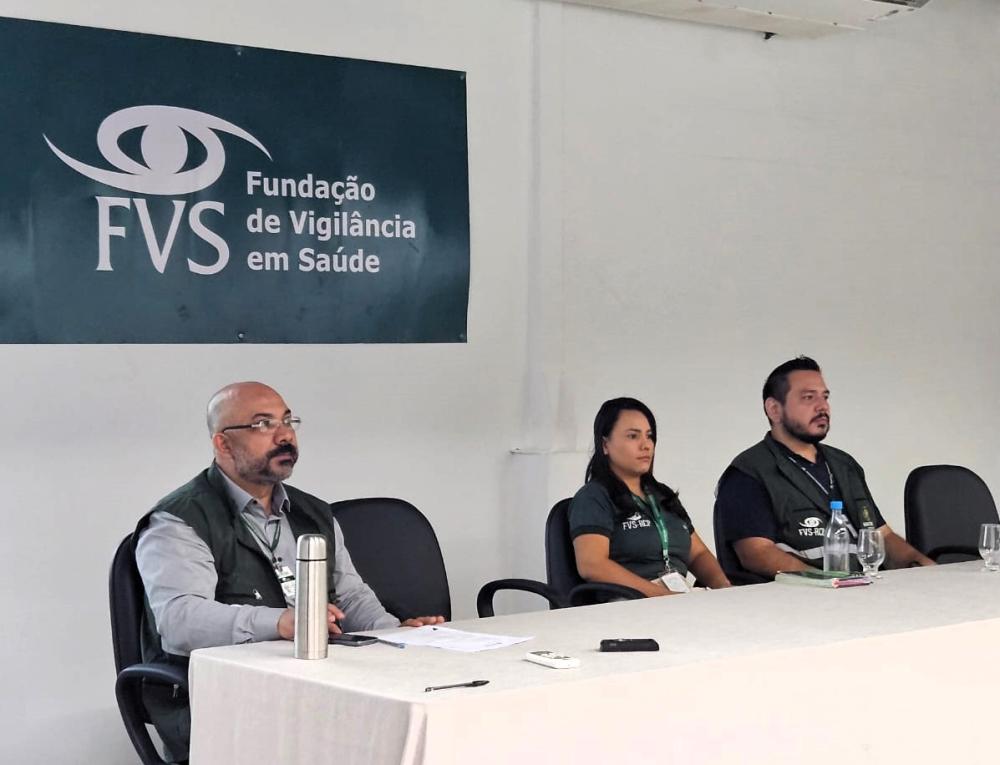 FVS-RCP recebe estudantes de Pedagogia e apresenta atuação da profissão na Vigilância em Saúde