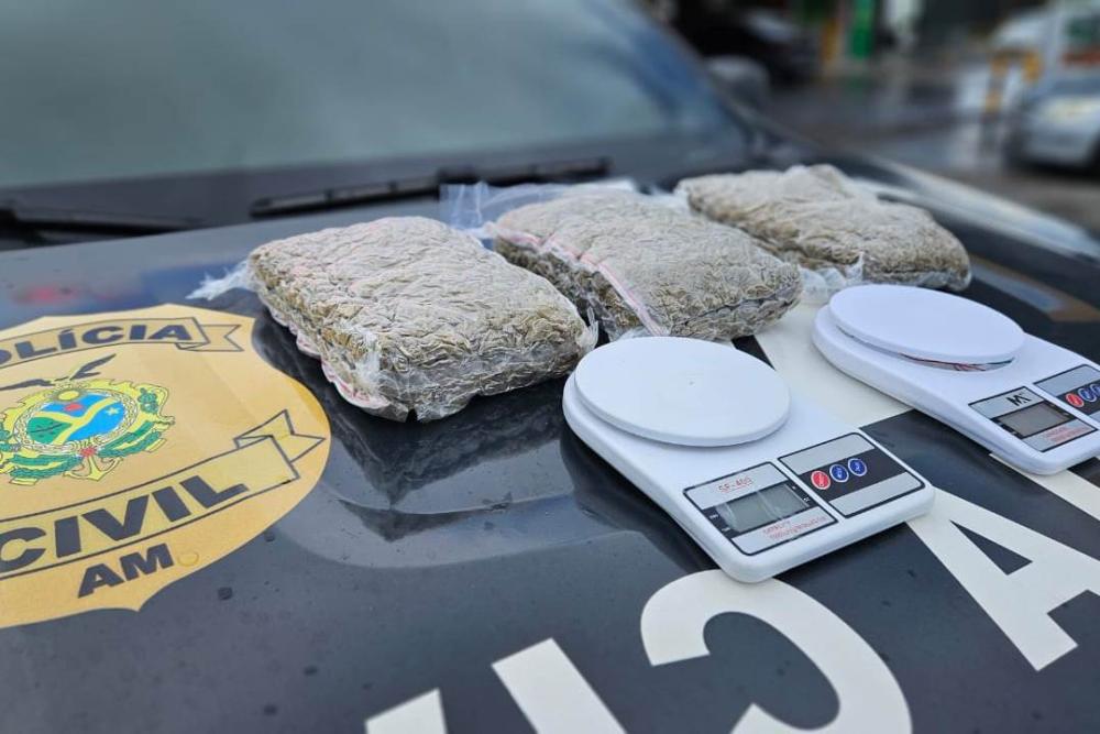 Homem é preso em posse de droga que seria transportada para o estado do Pará