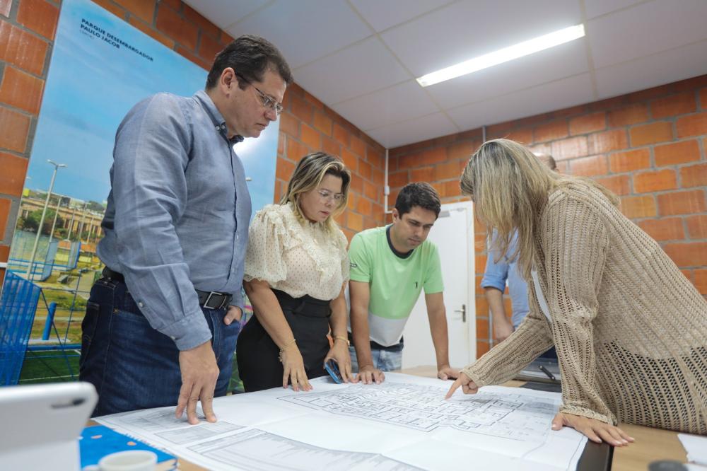 UGPE apresenta projeto do novo Hospital Geral de Nhamundá à Prefeitura do município