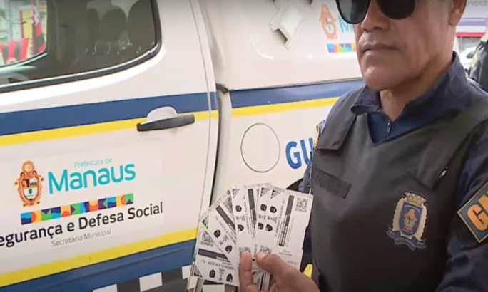 Em Manaus, Prefeitura flagra venda de ingressos falsos para o jogo Flamengo x Audax