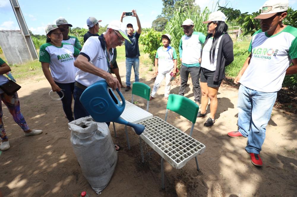 Governo do Amazonas oferece cursos gratuitos para produtores rurais da zona rural de Manaus