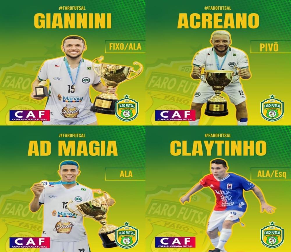 Copa Alvorada 2024: Seleção Faro Futsal apresenta primeiras contrações