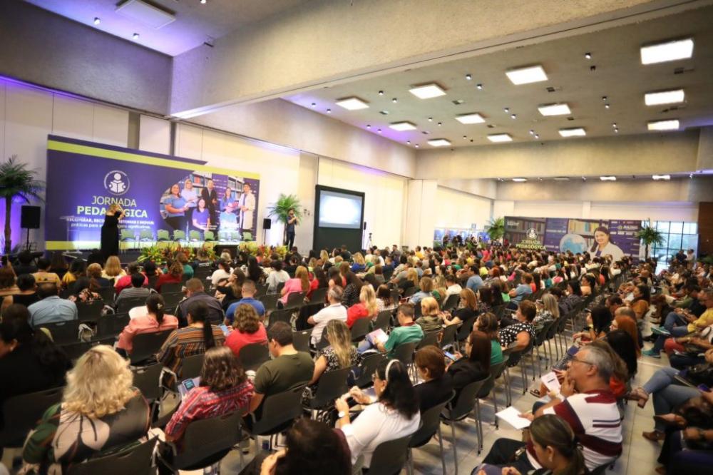 Jornada Pedagógica 2024 inicia com a participação de mais de 800 profissionais da educação