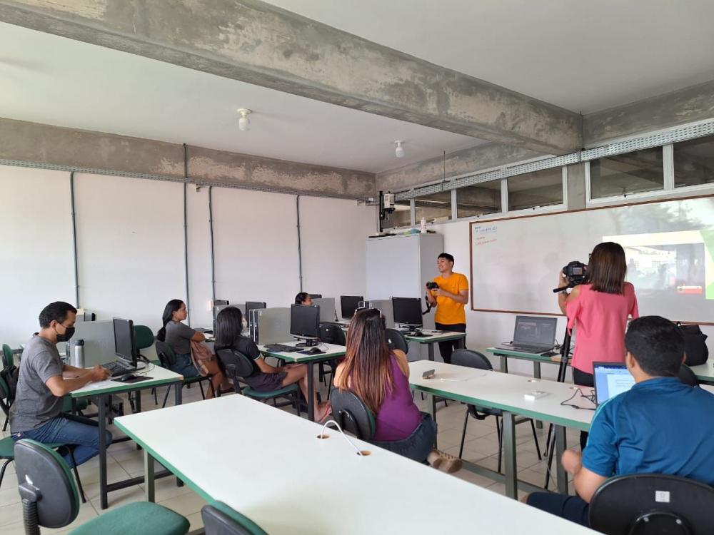 Capacitação na academia: Agência Amanayé realiza oficina de Produção e Cinegrafia